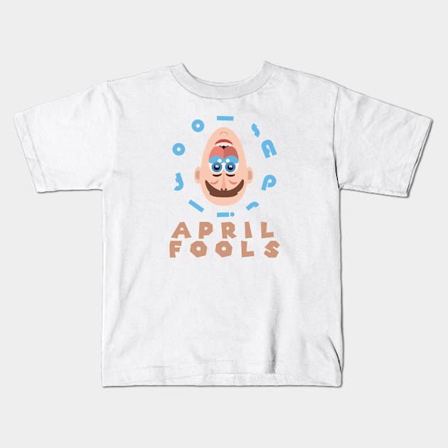 April Fools' Day: Get Creative, Don't Get Fooled! Kids T-Shirt by Mographic997